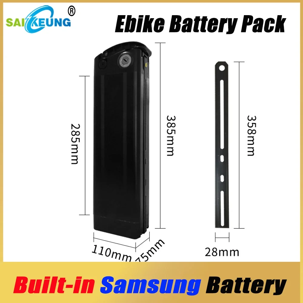 Electric Bike SilverFish 48v 2 - đánh giá và giá Ebike Battery 48V 20Ah Hailong