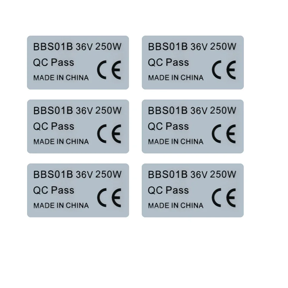 6pcs 36V 250W 48V 750W Sticker - đánh giá và giá Bafang Bbs02B 48V 750W Mid Drive Kit